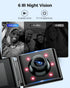 3-Channel 4K+1080P Dash Cam with 5G WiFi, GPS, and Parking Mode - Black