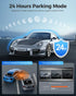 4K Dual Dash Cam Black with 5G WiFi, GPS, Front and Rear, 24H Parking Mode, Free 64GB SD Card
