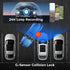4 Channel 4K Dash Cam with 5G WiFi, GPS, 128GB eMMC, and Hardwire Kit