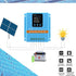 MPPT Solar Charge Controller 60A, Blue, LCD Display, Dual USB, 12V/24V/36V/48V