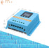 100A MPPT Solar Charge Controller with LCD Display and Dual USB Ports in Blue