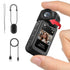 2.7K HD Mini Action Camera with 180° Rotating Lens, Portable Design, 64GB TF Card Included