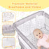 3-in-1 Grey Baby Bassinet Bedside Crib with Adjustable Height, Mosquito Net & Storage Basket