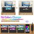 140cm Black LED TV Cabinet Entertainment Unit with Power Outlets