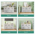Black Chest of 5 Drawers Storage Cabinet Dresser Unit for Living Room or Bedroom