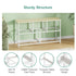 Black Chest of 5 Drawers Storage Cabinet Dresser Unit for Living Room or Bedroom