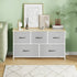 Black Chest of 5 Drawers Storage Cabinet Dresser Unit for Living Room or Bedroom