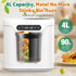 4L Electric Composter in White for Kitchen Food Waste Recycling