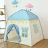 130CM Portable Kids Castle Tent Large Blue