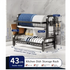 Compact 2-Tier Dish Drying Rack with Drainboard