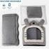 Soft Indoor Dog House & Bed – Washable Plush Pet Hut, Grey, Small Dogs
