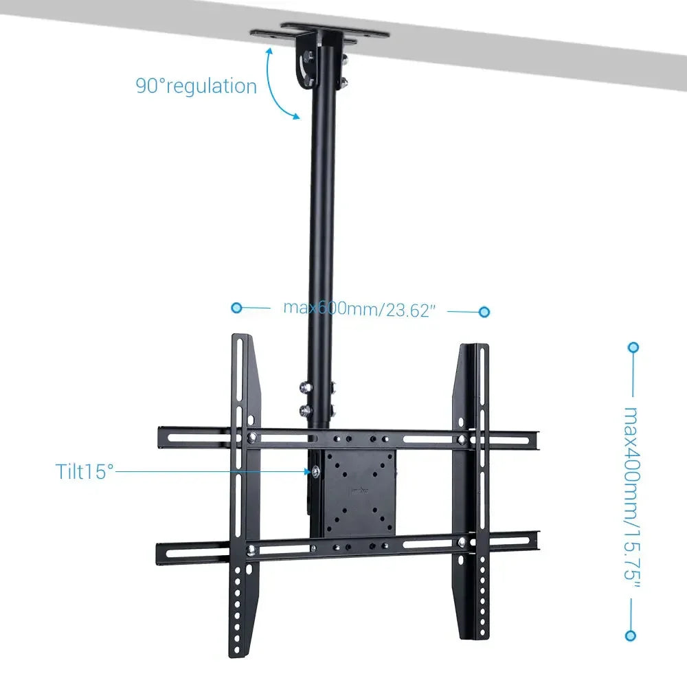 Adjustable Ceiling TV Mount for 26-65