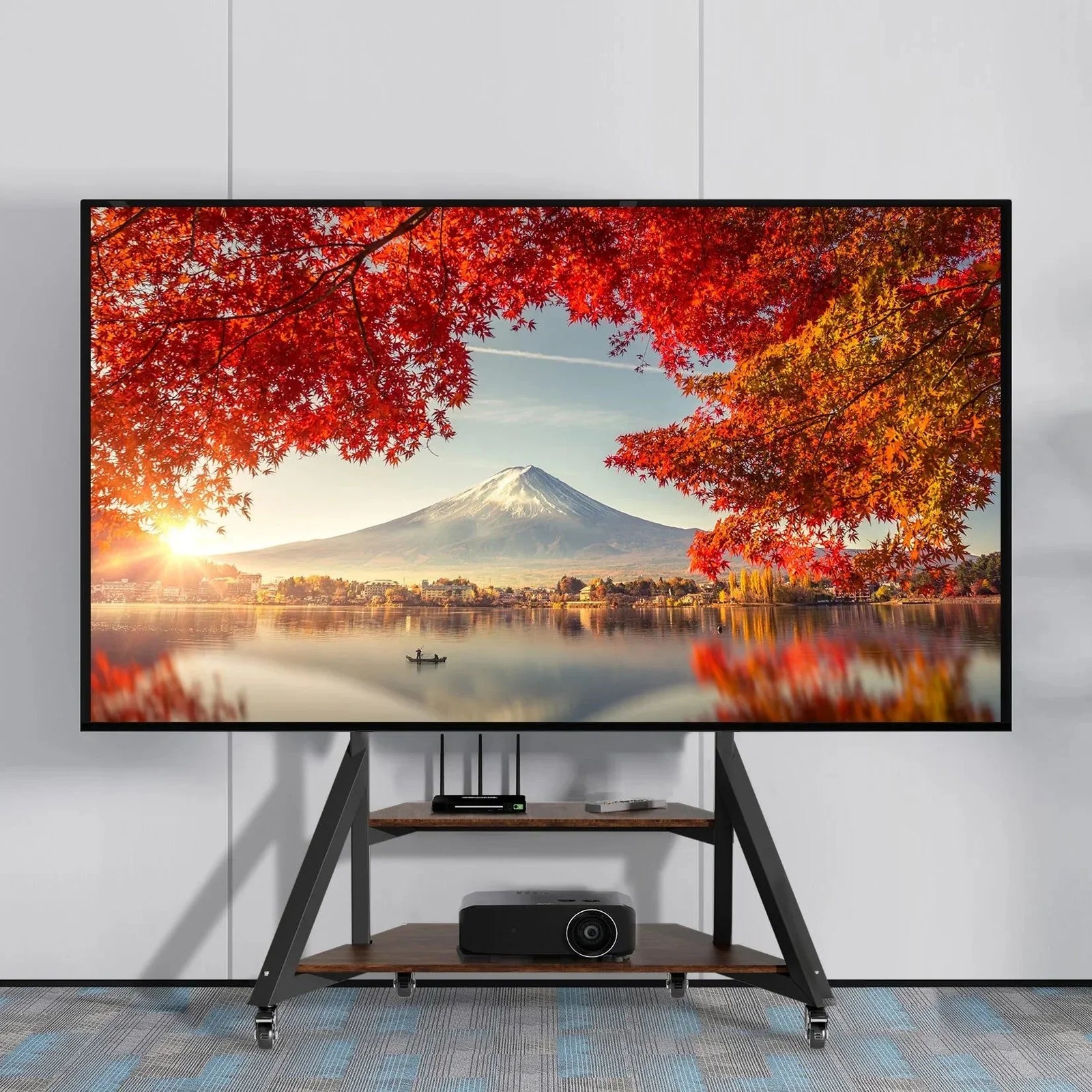 Adjustable Floor TV Stand for 40-75