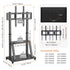 Adjustable Heavy Duty Mobile TV Cart Stand
