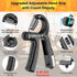 2 Pack Adjustable Hand Grip Strengthener for Hand Grip Strength and Wrist Rehabilitation (Resistance 5-60 kg)