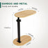 Sofa Side End Table 8.66W 14.17L Laptop Bed Desk