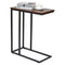 C-Shaped Sofa Side End Table Metal Frame Laptop Tray - All Family