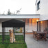 Outdoor Dog Kennel XS Pet Cage with Roof & Cover 127x120x134cm