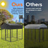 Large Outdoor Dog Kennel 250x120x165cm Pet Cage with Roof
