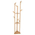 Bamboo Coat Rack Stand with Umbrella Holder - Hanging Storage
