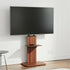 Heavy Duty TV Floor Stand Adjustable Mount 65 Black Brown