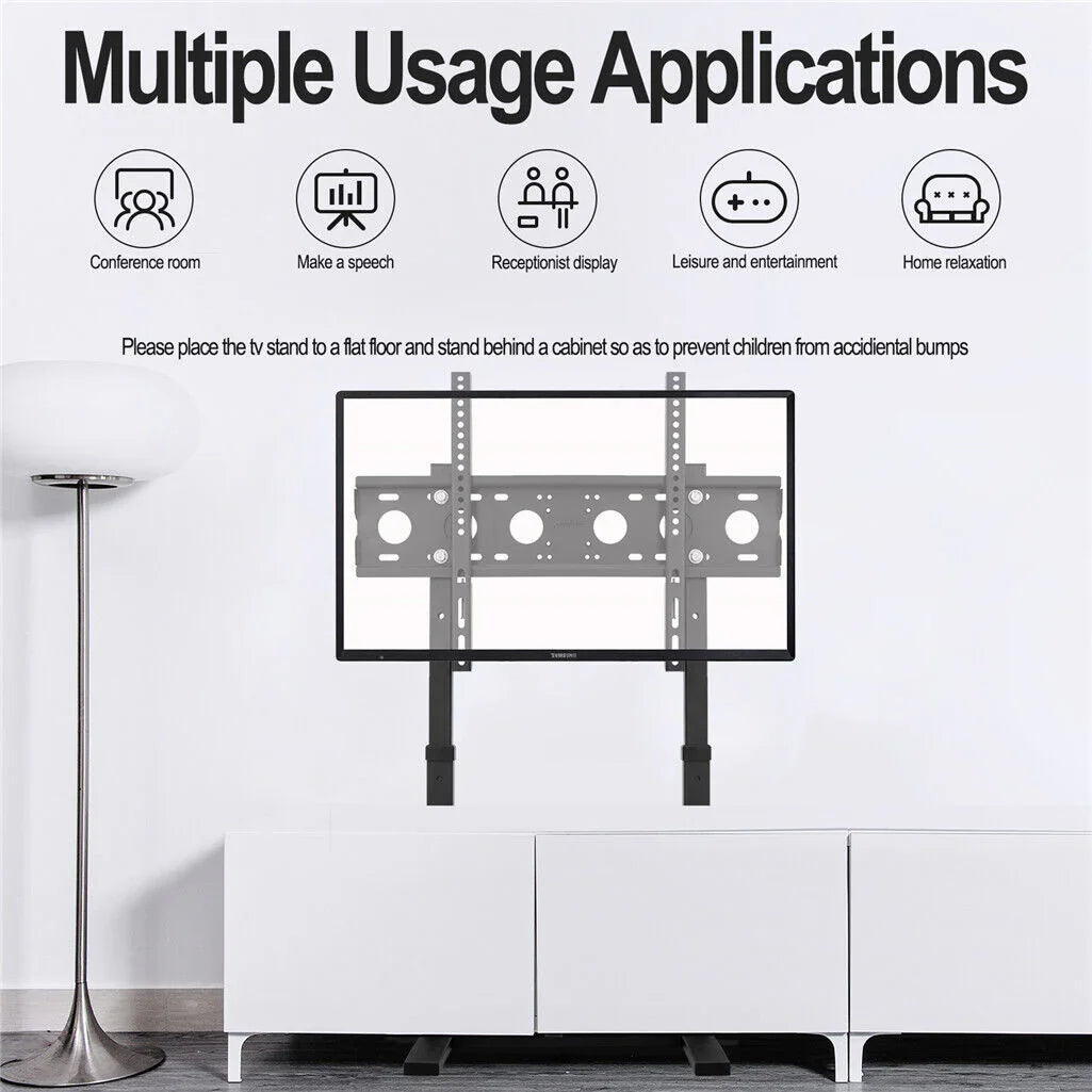 TV Stand Base Mount Bracket Swivel for 32-65 LED LCD Screen