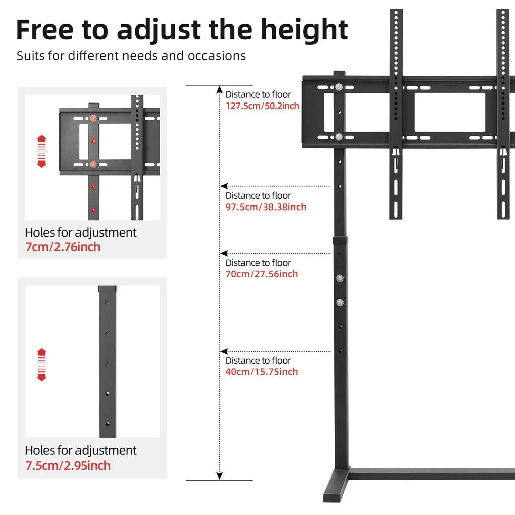 TV Stand Base Mount Bracket Swivel for 32-100 LED LCD