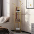 Marble & Metal Coat Rack Stand Heavy Duty
