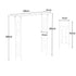 Stereoscopic Metal Garden Arch Arbor Wedding Pergola Trellis