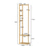 Bamboo Coat & Hat Rack Stand Shoe Shelf Thicken Wooden Hanger