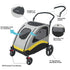 XL Dog Stroller Pet Pushchair Foldable Travel Cart