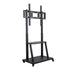 Rolling TV Stand 32-100 w/ Adjustable Mount & 2-Tier Shelf