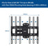 Full Motion TV Wall Mount Bracket 27-55 for Samsung TCL Hisense