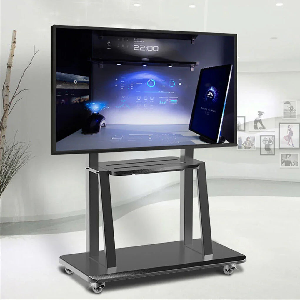 32-100 Heavy Duty TV Wall Mount with Shelf & Wheels