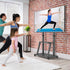 32-100 Heavy Duty TV Wall Mount with Shelf & Wheels