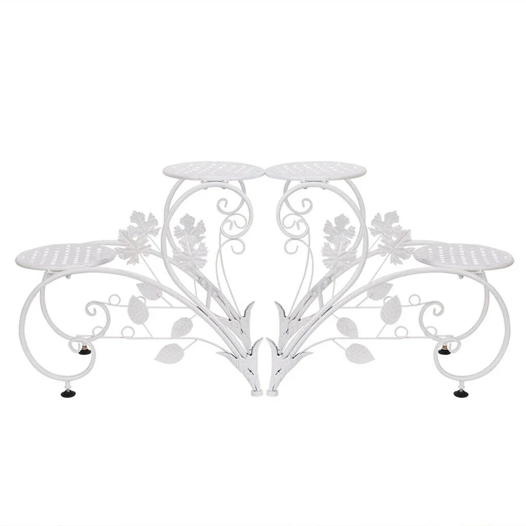 Set of 2 Plant Stand Wedding Garden Flower Shelf Rack