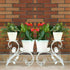 Set of 2 Plant Stand Wedding Garden Flower Shelf Rack