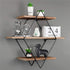3 Tier Diamond Metal Floating Shelves Wall Mounted Display