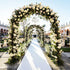 Metal Wedding Arch Garden Arbor Floral Stand Indoor/Outdoor
