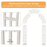 Metal Wedding Arch Garden Arbor Floral Stand Indoor/Outdoor