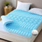Single Memory Foam Mattress Topper 7-Zone Bamboo Cover Breathable