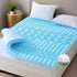 Double Bamboo Memory Foam Mattress Topper 7-Zone 8cm