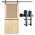 Sliding Barn Door Hardware Kit Rust Resistant Heavy Duty 1.83m