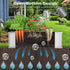 Galvanised Steel Raised Garden Rectangle Bed 160x80x42cm No-Screw Oval