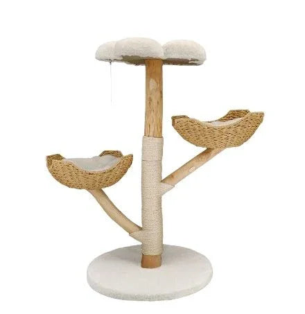 Cat Tree Tower Condo Scratcher Bed Sisal Plush Toy Ball