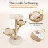 Cat Tree Scratcher Plush Sisal Willow Wood w Basket Cushion