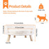 Luxury Round Pet Sofa Bed 60cm Soft Cushion Anti-skid