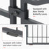 16 Panel Pet Playpen Gate Extension w/ Lockable Door Large Dog Cage