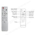 16.5 Ceiling Fan with LED Light 3-Speed Remote Control
