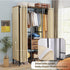 XXL Heavy Duty Wardrobe Closet w/ Shelf, Drawer & Rack